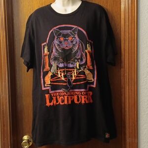 Steven Rhodes Halloween XL Tee Unisex "The Conjuring of LuciPurr"